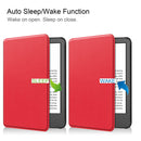 Kindle Touch 6" (11th Gen 2024) PU Leather Folio Case [Red]