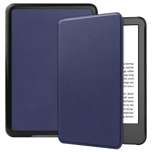 Kindle Touch 6" (11th Gen 2024) PU Leather Folio Case [Navy]