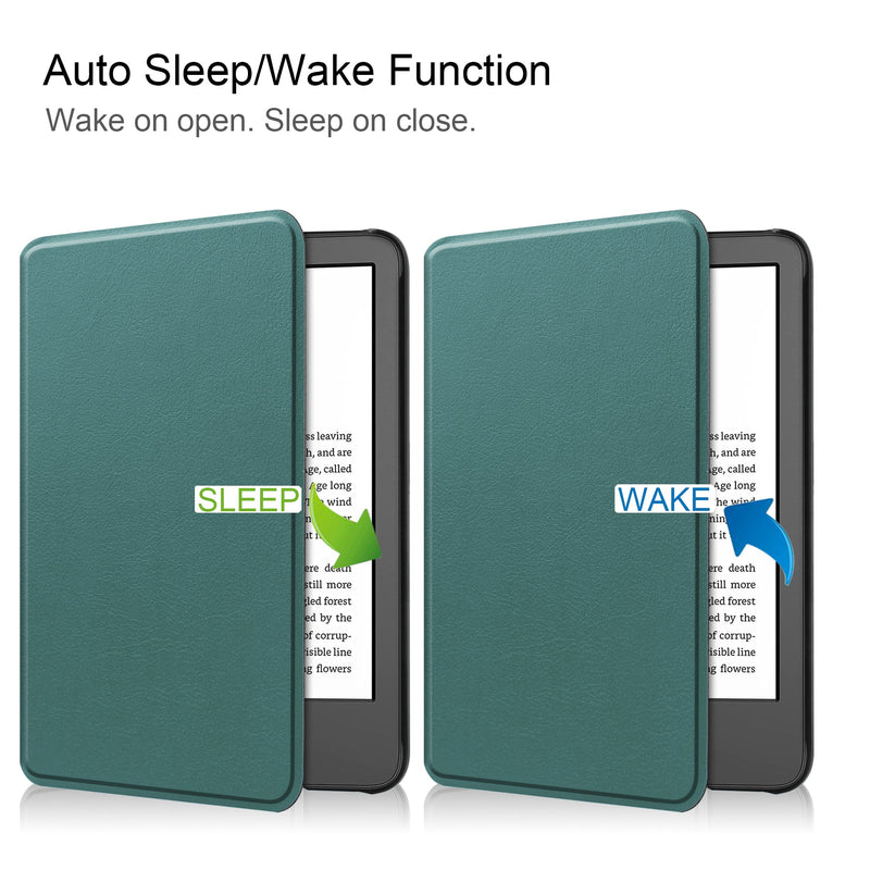 Kindle Touch 6" (11th Gen 2024) PU Leather Folio Case [Teal]