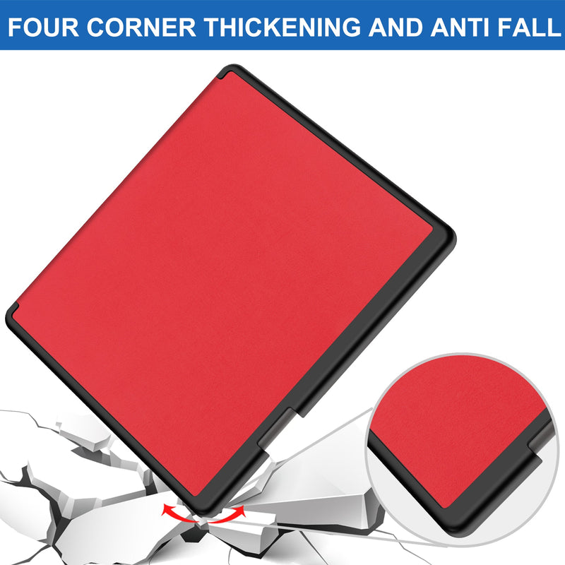 Kindle Scribe Case Origami PU leather Case [Red]