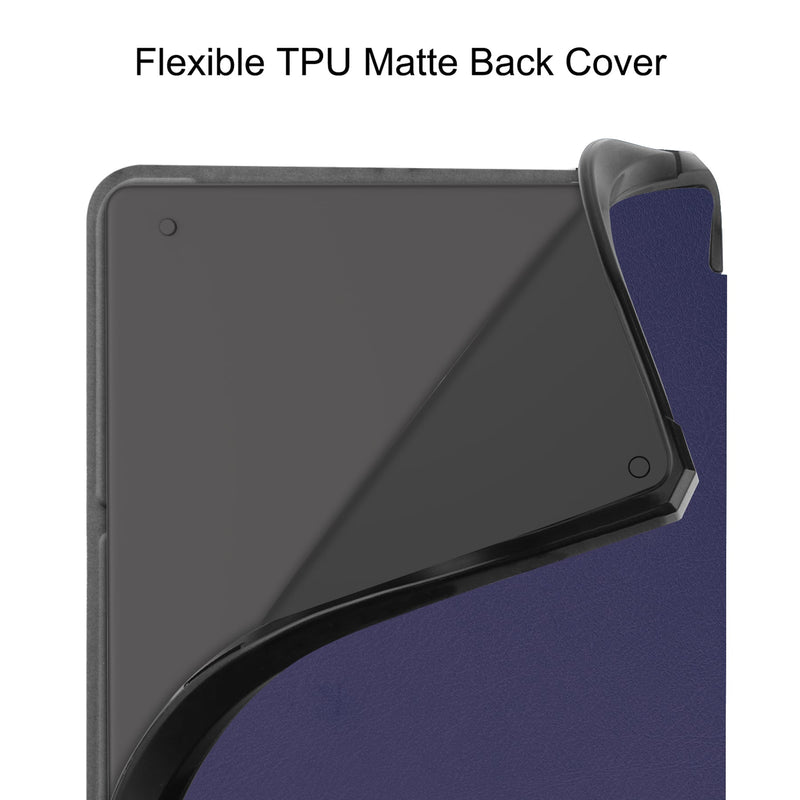 Kindle Scribe Case Origami PU leather Case [Navy]