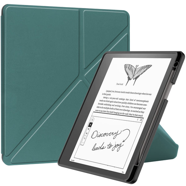 Kindle Scribe Case Origami PU leather Case [Teal]