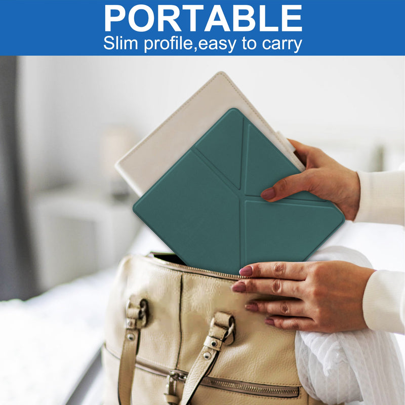 Kindle Scribe Case Origami PU leather Case [Teal]