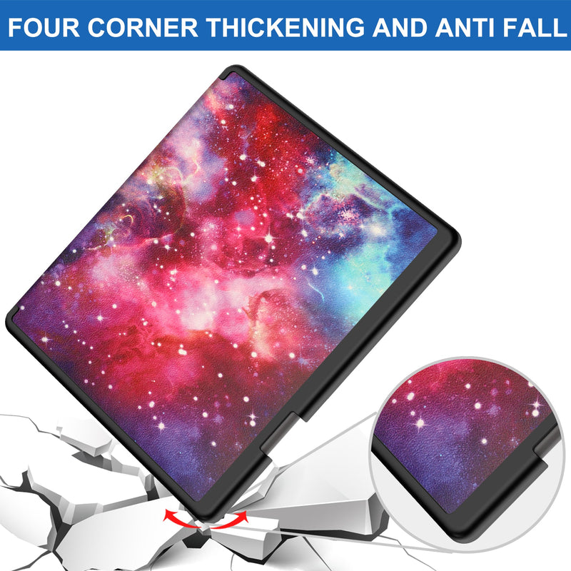 Kindle Scribe Case Designer Origami PU Leather Case [Galaxy]