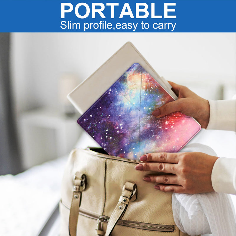 Kindle Scribe Case Designer Origami PU Leather Case [Galaxy]