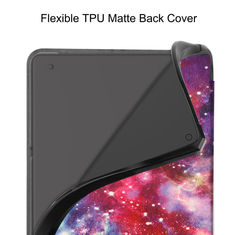 Kindle Scribe Case Designer Origami PU Leather Case [Galaxy]