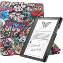 Kindle Scribe Case Designer Origami PU Leather Case [Graffiti]