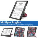 Kindle Scribe Case Designer Origami PU Leather Case [Graffiti]