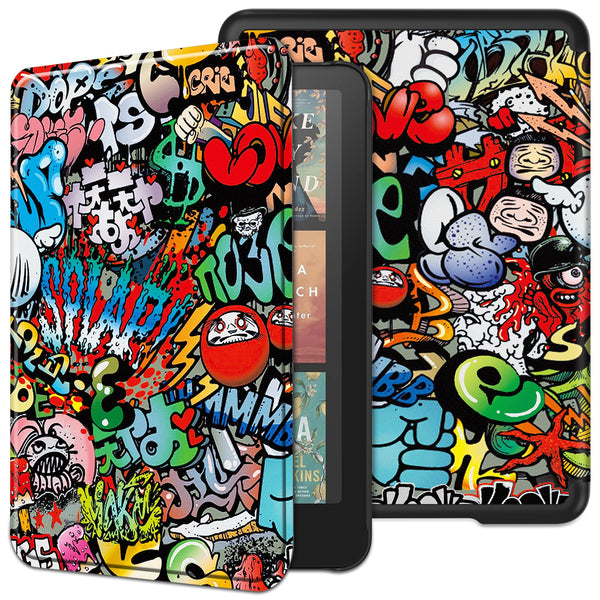 Kindle Colorsoft Case Designer Folio Case [Graffiti]