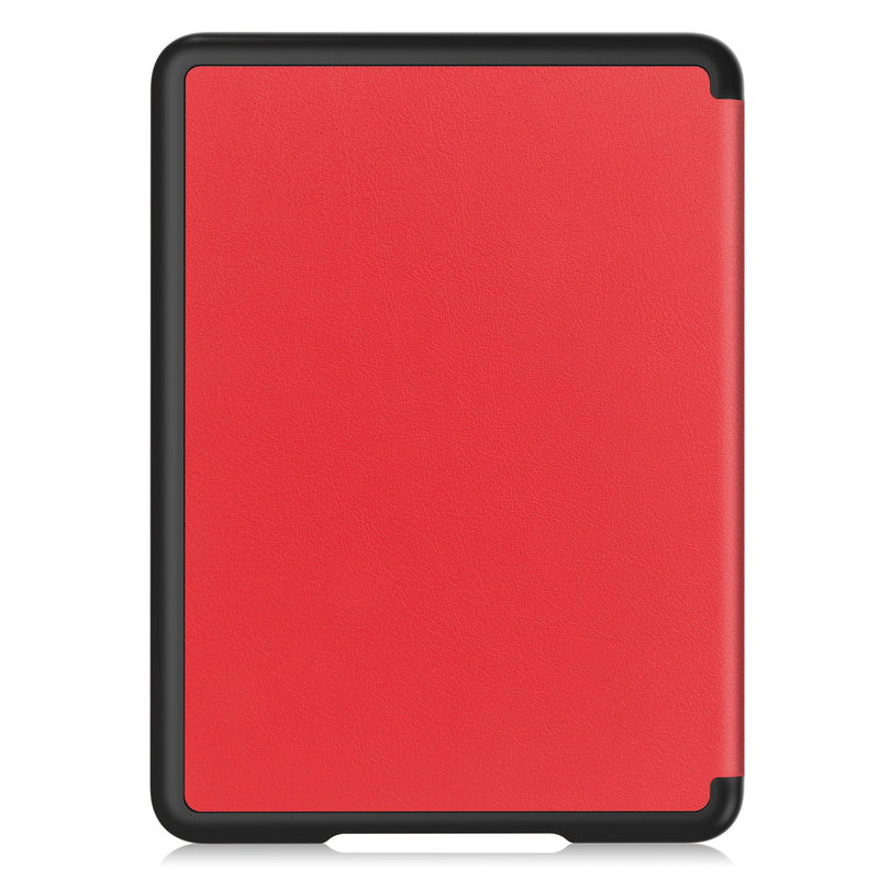 Kindle Colorsoft Case PU Leather Folio Case [Red]