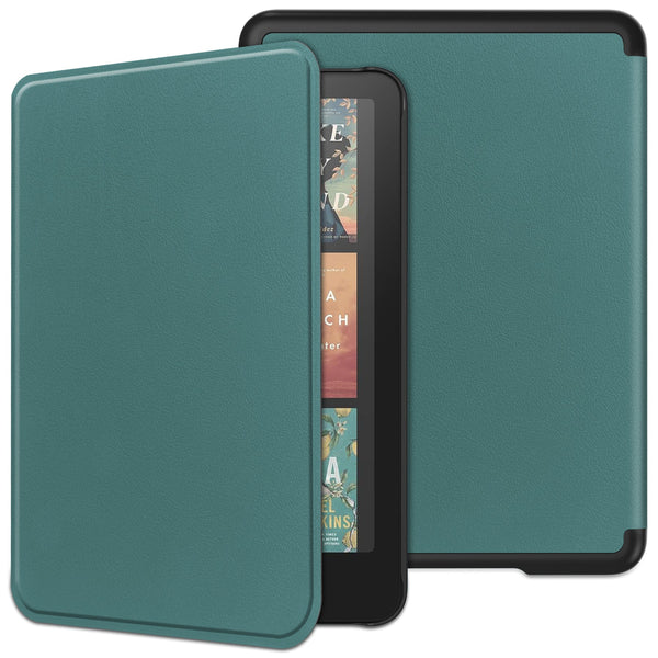 Kindle Paperwhite (12th Gen 2024) PU Leather Folio Case [Teal]