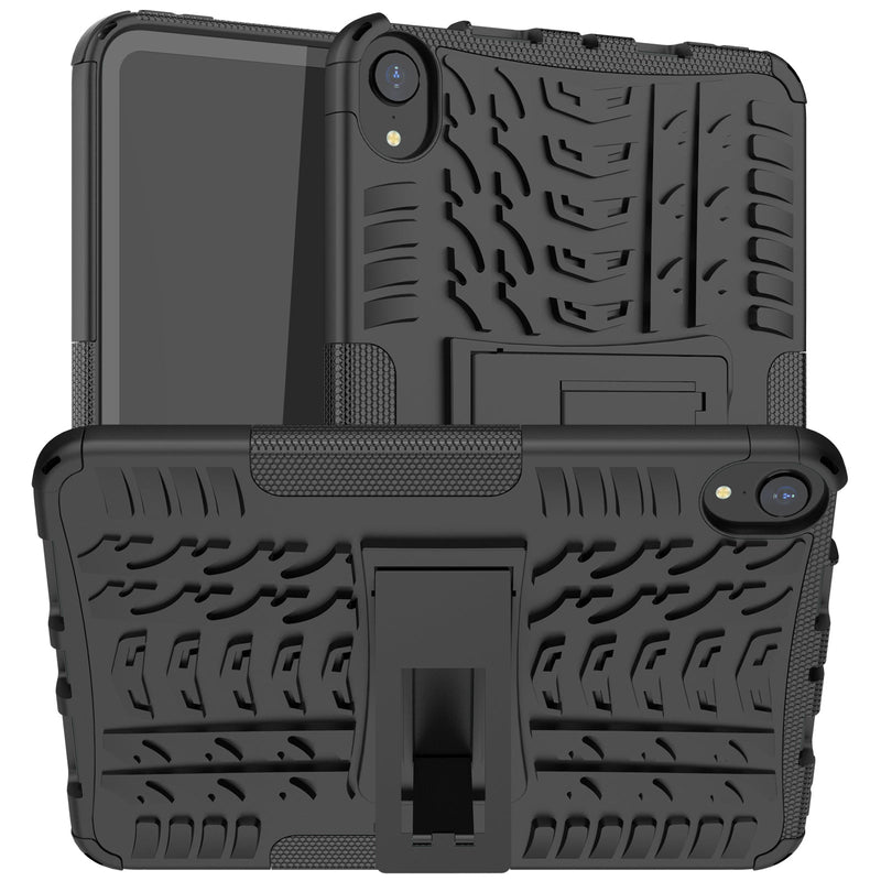 iPad Mini 7 (A17 Pro 2024) Heavy Duty Rugged Case [Black]
