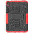 iPad Mini 7 (A17 Pro 2024) Heavy Duty Rugged Case [Red]