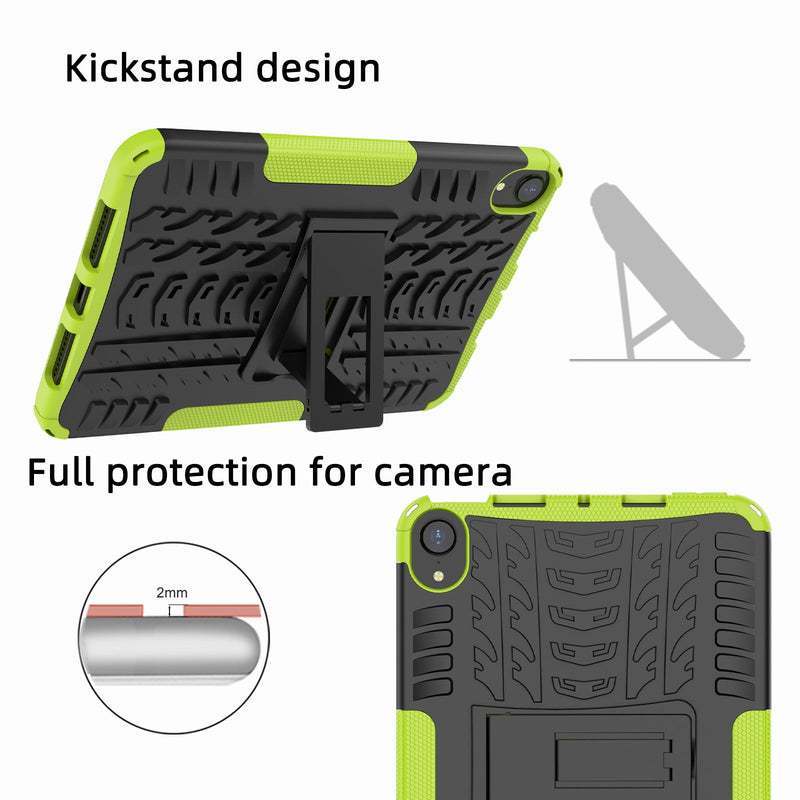 iPad Mini 6 Case (8.3" 2021) Heavy Duty (Black)