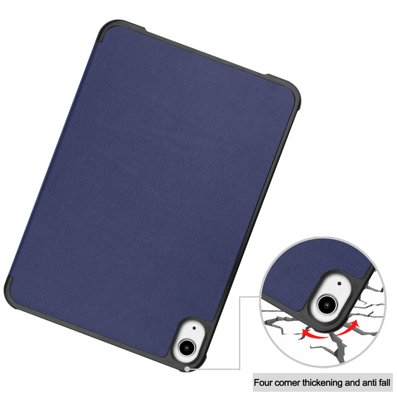 iPad Mini 7 (A17 Pro 2024) Tri Fold PU Leather Case [Navy]