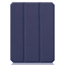 iPad Mini 7 (A17 Pro 2024) Tri Fold PU Leather Case with Pencil Holder [Navy]