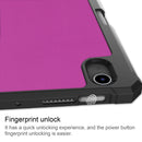 iPad Mini 7 (A17 Pro 2024) Tri Fold PU Leather Case with Pencil Holder [Purple]