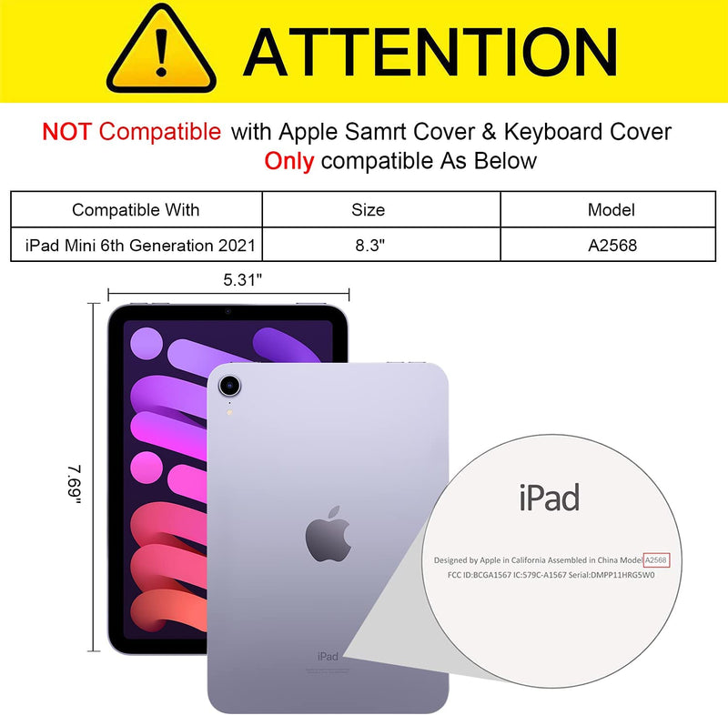 iPad Mini 6 Case (8.3" 2021) Soft Gel