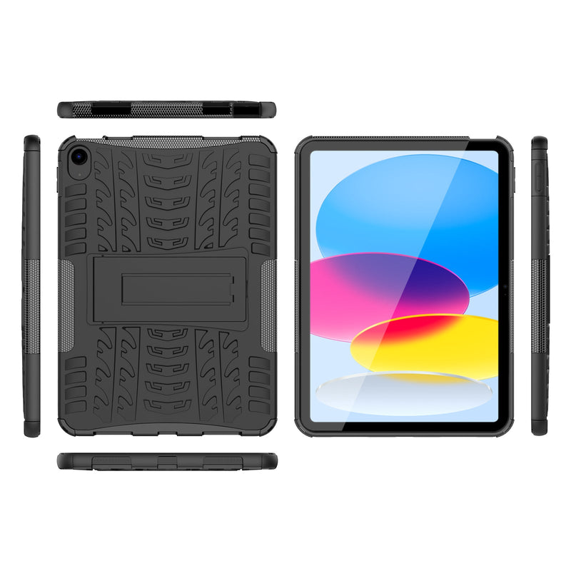 iPad 11 (A16, 2025) Heavy Duty Rugged Case [Black]