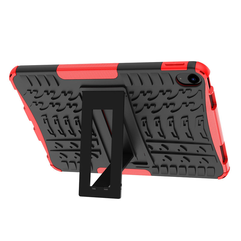 iPad 11 (A16, 2025) Heavy Duty Rugged Case [Red]