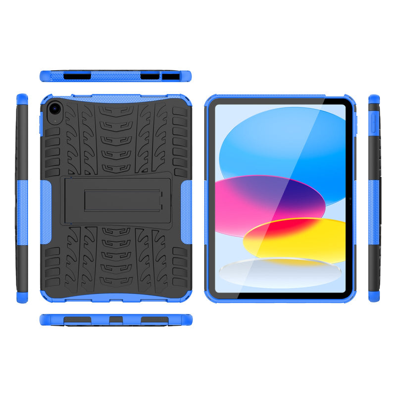iPad 11 (A16, 2025) Heavy Duty Rugged Case [Blue]