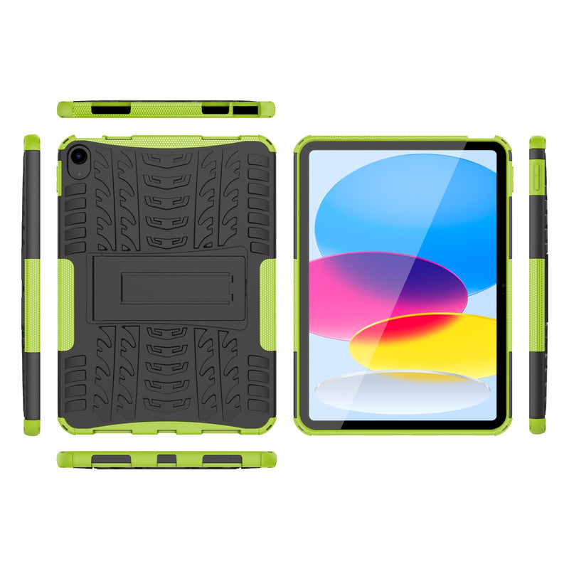 iPad 11 (A16, 2025) Heavy Duty Rugged Case [Green]