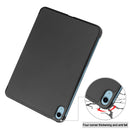 iPad 11 (A16, 2025) Tri Fold PU Leather Case [Black]