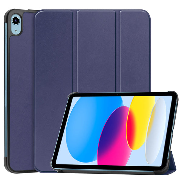 iPad 11 (A16, 2025) Tri Fold PU Leather Case [Navy]