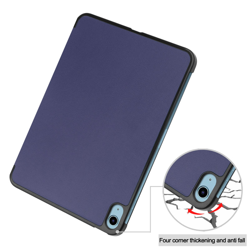 iPad 11 (A16, 2025) Tri Fold PU Leather Case [Navy]