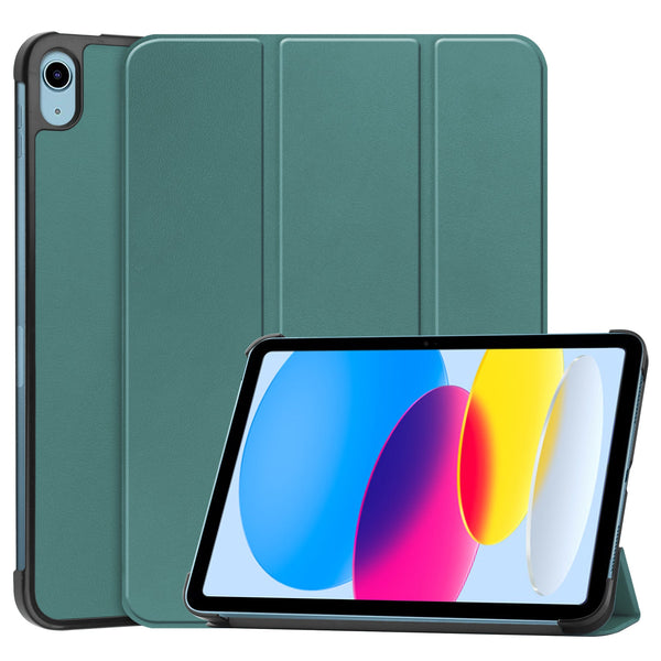 iPad 11 (A16, 2025) Tri Fold PU Leather Case [Teal]
