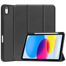 iPad 11 (A16, 2025) PU Leather Case with Pen Holder [Black]