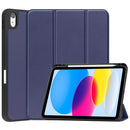 iPad 11 (A16, 2025) PU Leather Case with Pen Holder [Navy]