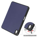 iPad 11 (A16, 2025) PU Leather Case with Pen Holder [Navy]
