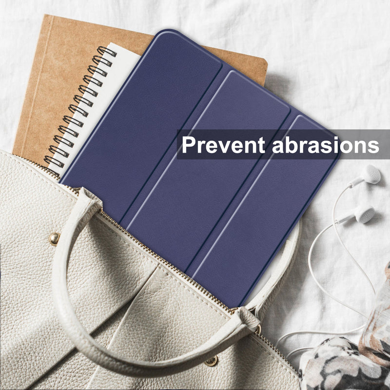 iPad 11 (A16, 2025) PU Leather Case with Pen Holder [Navy]
