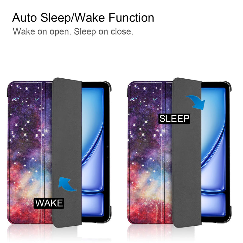 iPad Air 11 (M3, 2025) Designer Tri Fold Case [Galaxy]
