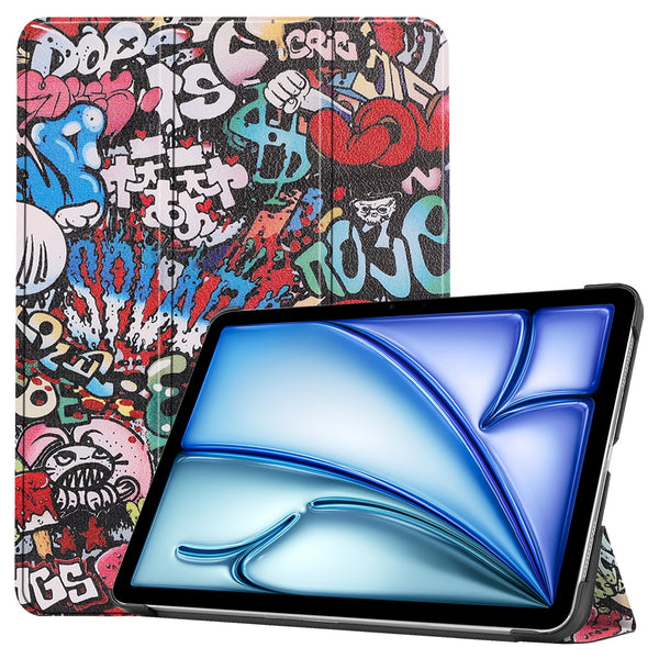 iPad Air 11 (M3, 2025) Designer Tri Fold Case [Graffiti]