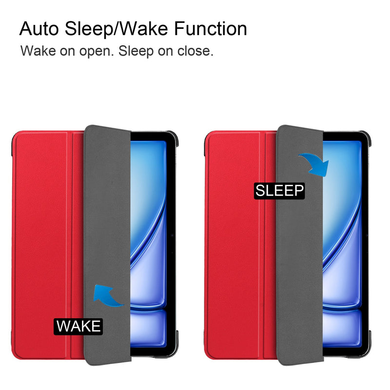 Tri Fold PU Leather Case for iPad Air 11" 2024