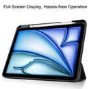 iPad Air 11 (M3, 2025) Tri Fold Case with Pen Holder [Black]