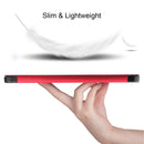 iPad Air 11 (M3, 2025) Tri Fold Case with Pen Holder [Red]
