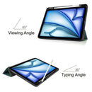 iPad Air 11" (2026-2020 M4/M3/M2/5th/4th) Flip Case Cover Pencil Holder [Teal]