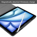 iPad Air 11 (M3, 2025) Tri Fold Case with Pen Holder [Red]