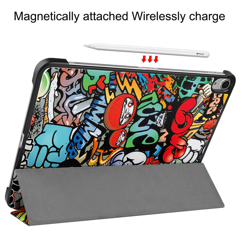 iPad Air 13 (M3, 2025) Designer Tri Fold Case [Graffiti]