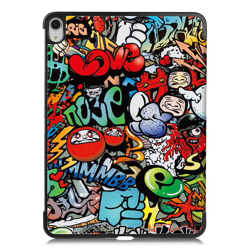 iPad Air 13 (M3, 2025) Designer Tri Fold Case [Graffiti]