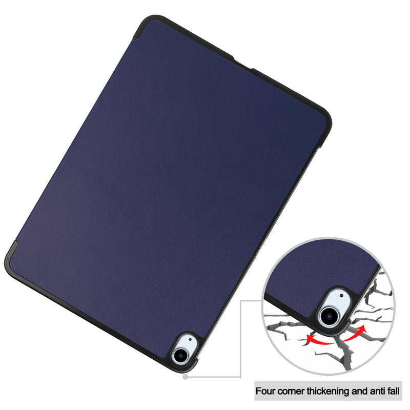 iPad Air 13 (M3, 2025) Tri Fold PU Leather Case [Navy]