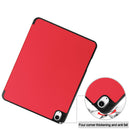 iPad Air 13 (M3, 2025) Tri Fold Case with Pen Holder [Red]