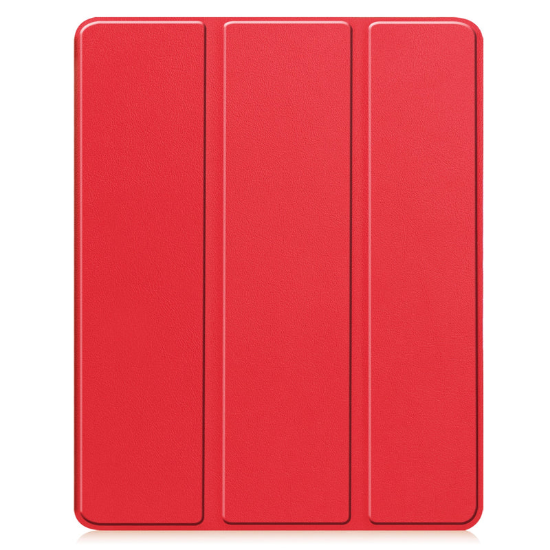 iPad Air 13 (M3, 2025) Tri Fold Case with Pen Holder [Red]