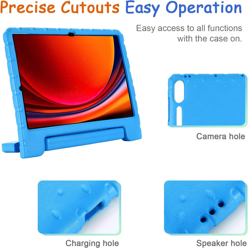 Samsung Galaxy Tab S10 Plus Shockproof Rugged Case [Blue]