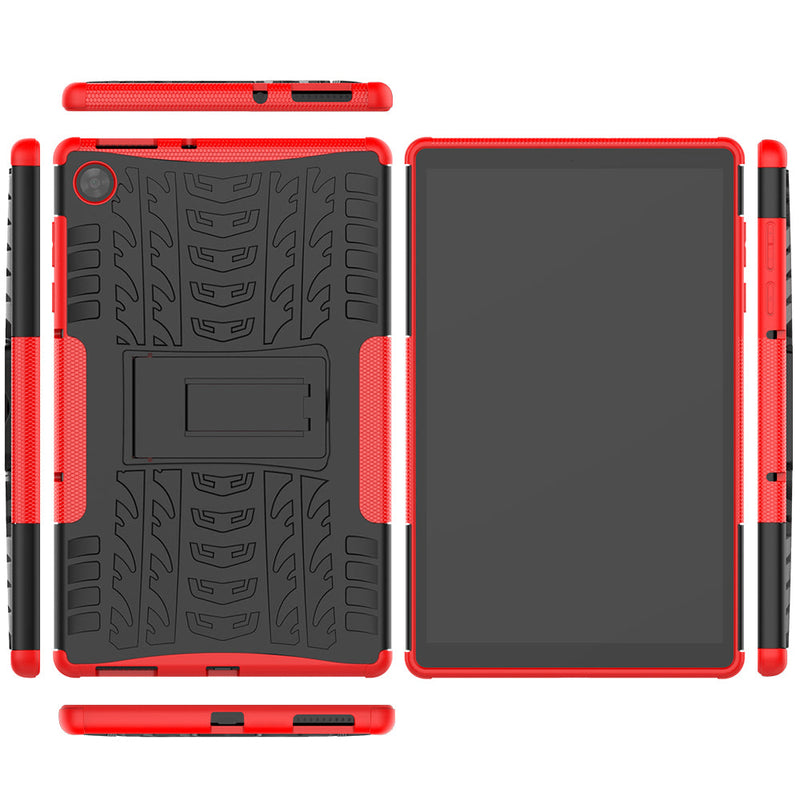 Lenovo Tab M10 HD (2nd Gen) TB-X306F Heavy Duty Rugged Case [Red]