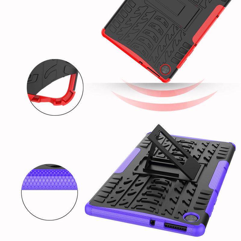 Lenovo Tab M10 HD (2nd Gen) TB-X306F Heavy Duty Rugged Case [Red]