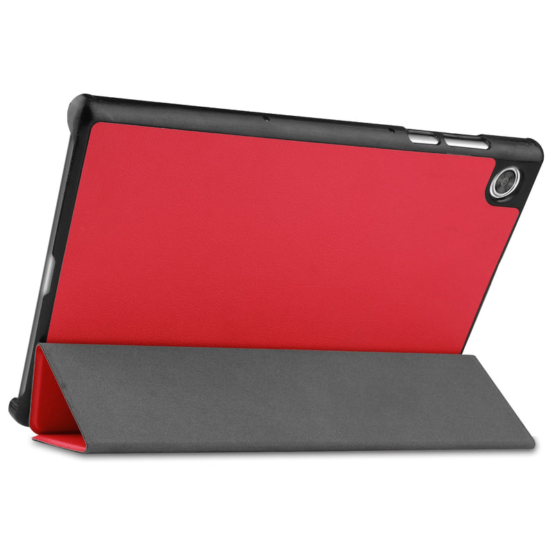 Lenovo Tab M10 HD (2nd Gen) TB-X306F Tri-Fold PU Case [Red]